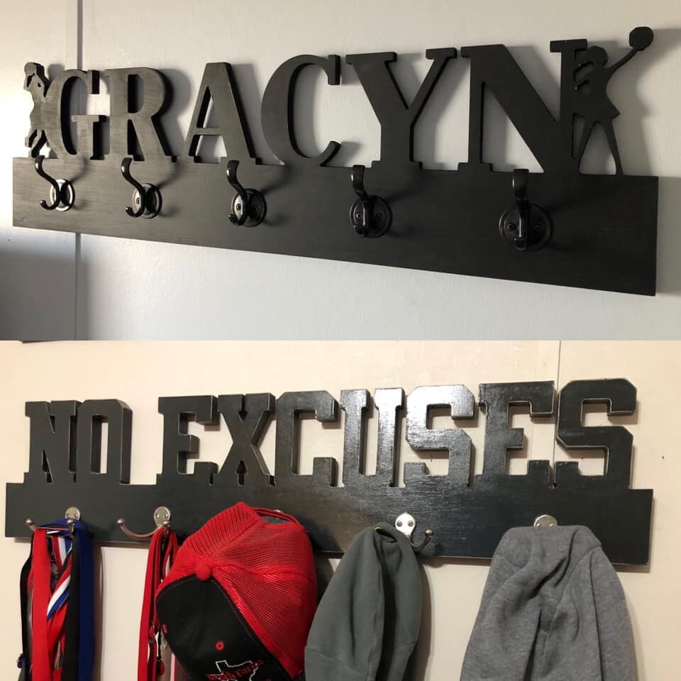 Coat/Hat/Medal Rack – Flying F Designs